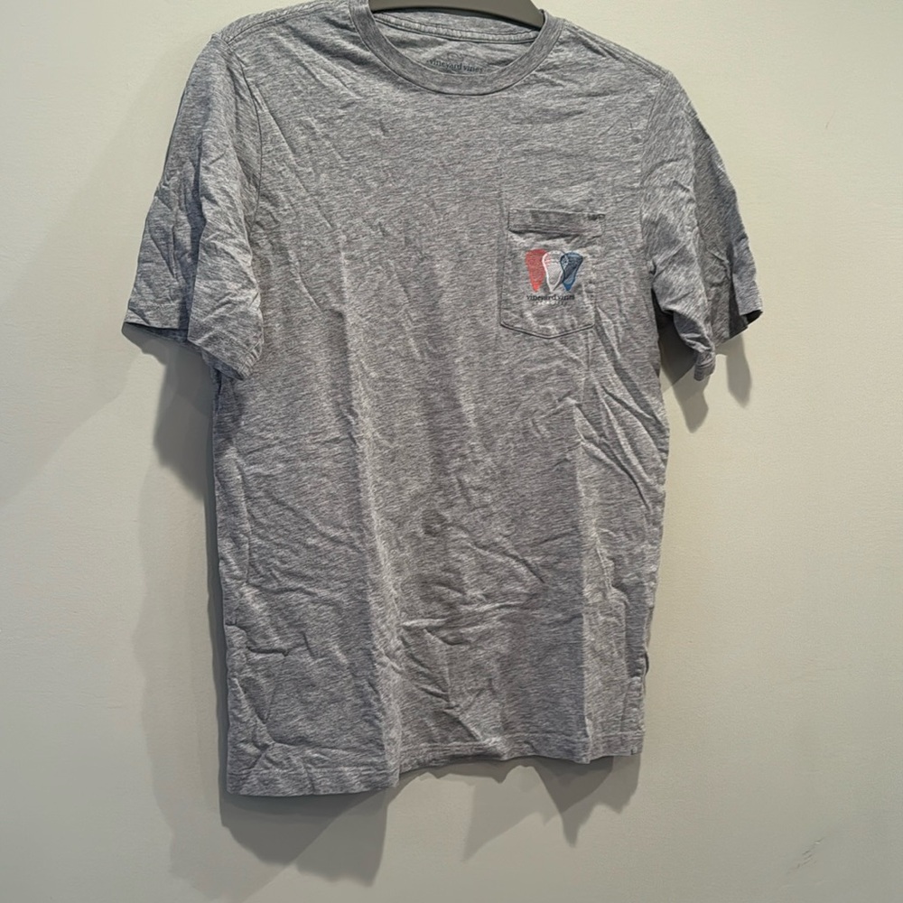 Vineyard Vines gray lacrosse t-shirt